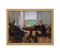 Artery8 Edouard Manet Interior At Arcachon 1871 Painting Artwork Framed Wall Art Print 18X24 Inch