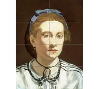 Artery8 Edouard Manet Victorine Meurent Painting XL Giant Panel Poster (8 Sections)