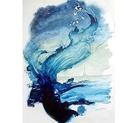 Artery8 Eduard Tomek Sea Abstract Painting Unframed Wall Art Print Poster Home Decor Premium