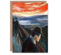 Artery8 Edvard Munch Art Card Despair Expressionist Painting