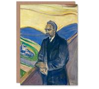 Artery8 Edvard Munch Art Card Friedrich Nietzsche Portrait