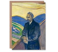 Artery8 Edvard Munch Art Card Friedrich Nietzsche Portrait
