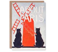 Artery8 Edward Penfield Art Card About Paris Travel Book Cover