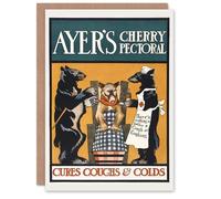 Artery8 Edward Penfield Art Card Vintage Ayers Cherry Pectoral Advert