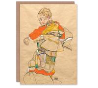 Artery8 Egon Schiele Personalised Art Card Anton Peschka Jr Portrait of a Child