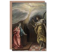 Artery8 El Greco Art Card Annunciation Archangel Gabriel & Mary Artery8 Multicolor