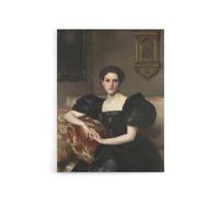 Artery8 Elizabeth Winthrop Chanler Portrait Sargent Canvas Wall Art Print | Size: W24" x H32" Artery8 Multicolor W24" x H32"