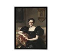 Artery8 Elizabeth Winthrop Chanler Portrait Sargent Framed Canvas Wall Art | Size: W18" x H24" Artery8 Multicolor W18" x H24"