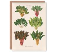 Artery8 Ernst Benary Art Card Beet and Swiss Chard Vintage Botanical