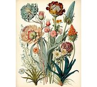 Artery8 Ernst Haeckel Inspired Vintage Botanical Plant Study Modern Watercolour Painting Illustration Unframed Wall Art Print Poster Home Decor Premium
