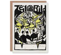 Artery8 Ernst Ludwig Kirchner Art Card Dancers At The Ice Palace in White Artery8 White