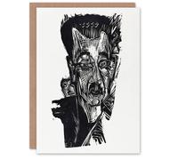 Artery8 Ernst Ludwig Kirchner Art Card Dr Ludwig Binswanger Portrait in White Artery8 White