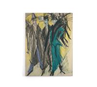 Artery8 Ernst Ludwig Kirchner Berlin Street Canvas Wall Art Print | Size: W12" x H16" Artery8 Multicolor W12" x H16"
