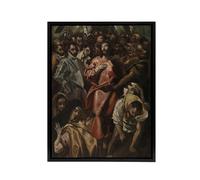 Artery8 Espolio The Disrobing of Jesus Christ El Greco Framed Canvas Wall Art | Size: W18" x H24" Artery8 Multicolor W18" x H24"