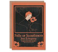 Artery8 Ethel Reed Art Card Folly or Saintliness Novel Book Cover