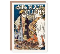 Artery8 Eugene Grasset Art Card Place Clichy Art Nouveau Advert
