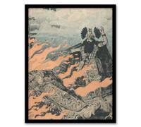 Artery8 Eugene Grasset Poster for the Valkyrie Opera by Wagner Framed Wall Art | Size: A3 Artery8 Multicolor A3