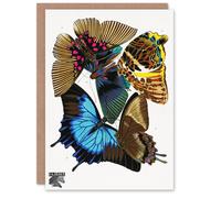 Artery8 Eugene Seguy Art Card Colourful Vintage Butterflies