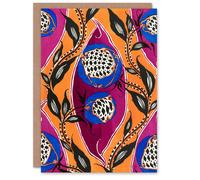 Artery8 Eugene Seguy Art Card Oriental Style Flower Pattern