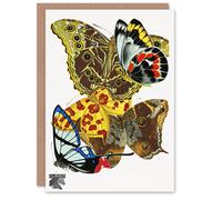 Artery8 Eugene Seguy Art Card Papillons Bright Vintage Butterflies