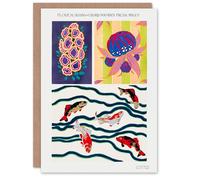 Artery8 Eugene Seguy Art Card Vintage Sea Life Pattern Designs