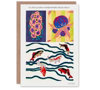 Artery8 Eugene Seguy Art Card Vintage Sea Life Pattern Designs