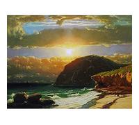 Artery8 Fairman Eagle Cliff Manchester By The Sea Painting Art Print Canvas Premium Wall Decor Poster Mural