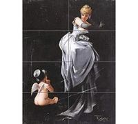 Artery8 Falero Caught In Web Painting XL Giant Panel Poster (8 Sections)