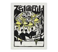 Artery8 Female Dancers At The Ice Palace Kirchner Wall Art Poster Print in White | Size: W24" x H32" Artery8 White W24" x H32"