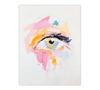 Artery8 Female Eye Study Pastel Colour Oil Painting Living Room Large Wall Art Poster Print Thick Paper 18X24 Inch