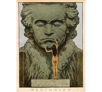 Artery8 Fidus Beethoven Temple Statue Draft Extra Large XL Wall Art Poster Print