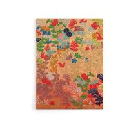 Artery8 Floral Japanese Fan Pattern G A Audsley Vintage Canvas Wall Art in Pink | Size: W12" x H16" Artery8 Pink W12" x H16"