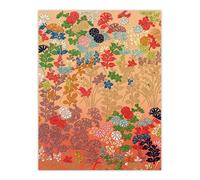 Artery8 Floral Japanese Fan Pattern Unframed Wall Art Print Poster 12X16 Artwork By G A Audsley : Delicate Fan Pattern Ideal For Hallway Or Study Adding Symmetry Grace And Oriental Refinement