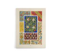 Artery8 Floral Middle Ages Patterns Racinet Vintage Canvas Wall Art | Size: W18" x H24" Artery8 Multicolor W18" x H24"