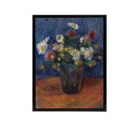Artery8 Flower Bouquet in Vase Still Life Glackens Framed Canvas Wall Art | Size: W24" x H32" Artery8 Multicolor W24" x H32"