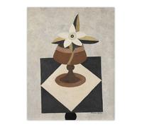 Artery8 Flower Piece Abstract Painting Hartley Wall Art Poster Print 12X16"