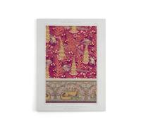 Artery8 Flowers Pheasants Foxes Patterns Canvas Wall Art Print Verneuil | Size: W18" x H24" Artery8 Multicolor W18" x H24"