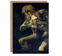 Artery8 Francisco Goya Art Card Saturn Devouring His Son Painting