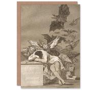 Artery8 Francisco Goya Art Card The Sleep of Reason Produces Monsters