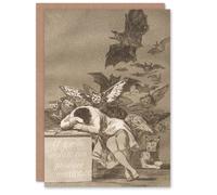 Artery8 Francisco Goya Art Card The Sleep of Reason Produces Monsters