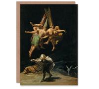 Artery8 Francisco Goya Art Card Witches Flight Oil Painting