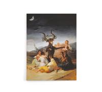 Artery8 Francisco Goya Witches Sabbath Canvas Wall Art Print | Size: W18" x H24" Artery8 Multicolor W18" x H24"