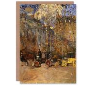 Artery8 Frank Edwin Scott Horse Drawn Carriages Cabs Personalised Art Greeting Card