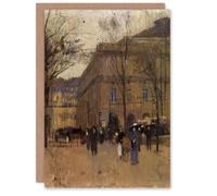Artery8 Frank Edwin Scott Odeon Theatre Paris Street View Personalised Art Greeting Card