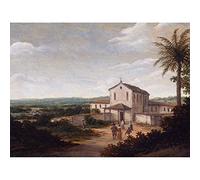 Artery8 Frans Jansz Post Church Building Brazil Painting Unframed Wall Art Print Poster Home Decor Premium