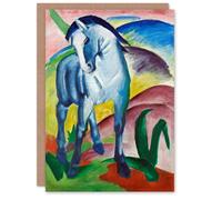 Artery8 Franz Marc Art Card Blue Horse I Expressionist Painting
