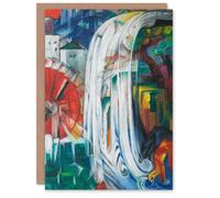 Artery8 Franz Marc Art Card The Bewitched Mill Colourful Painting