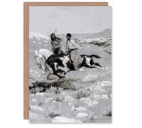 Artery8 Frederic Remington Art Card Ceremony of the Fastest Horse