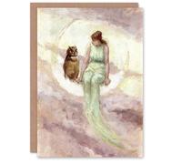 Artery8 Frederick Stuart Church The Witch's Daughter Blank Art Greeting Card