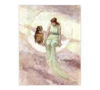 Artery8 Frederick Stuart Church The Witch's Daughter Wall Art Print 12x16